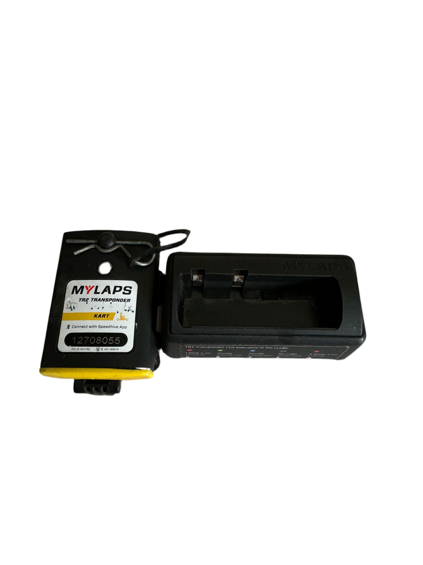 MYLAPS TRANSPONDER AND CRADLE