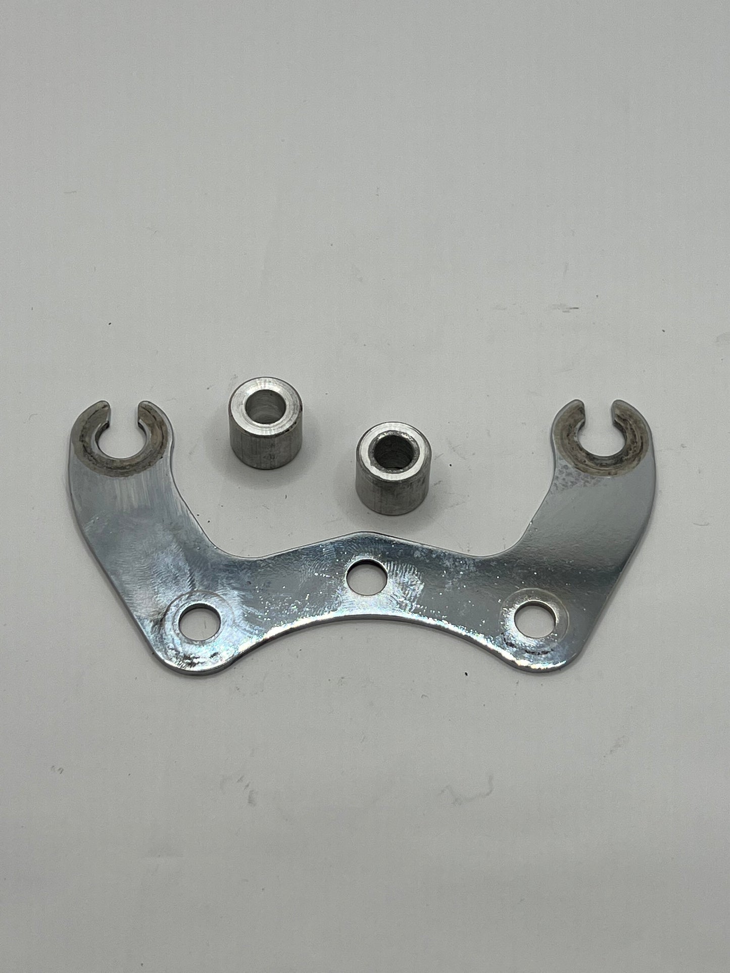 CHAIN GUARD SUPPORT BRACKET WITH SPACERS