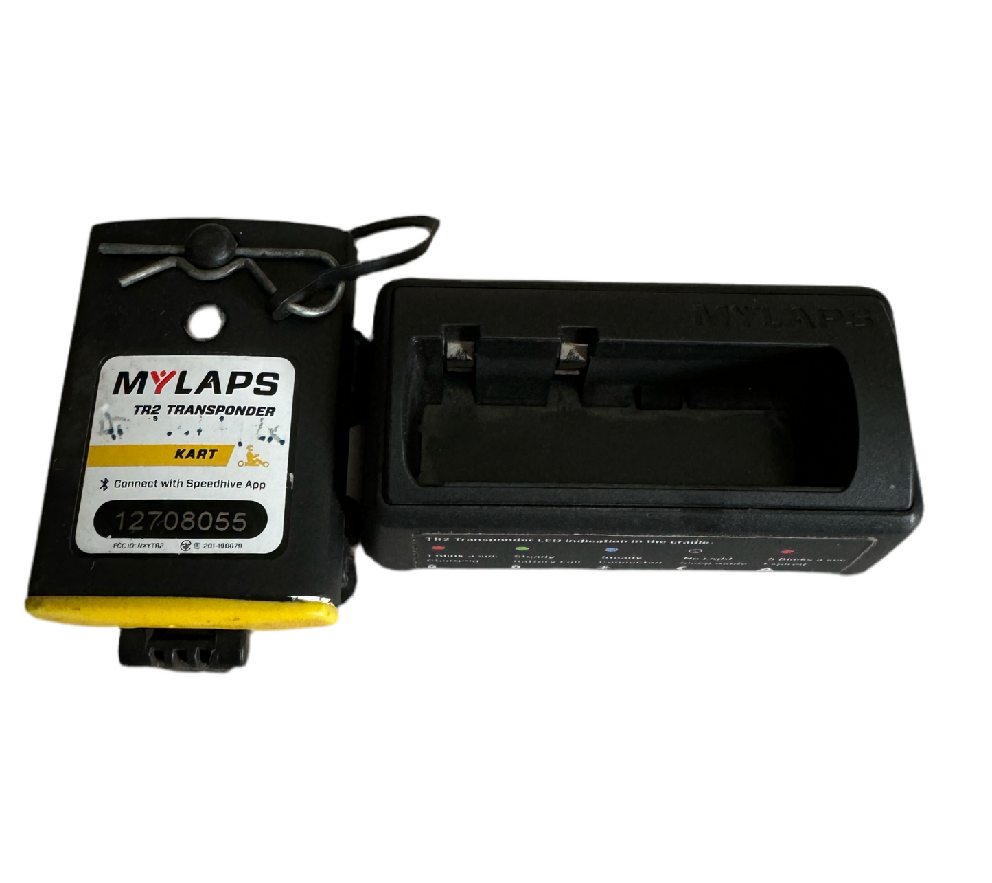 MYLAPS TRANSPONDER AND CRADLE