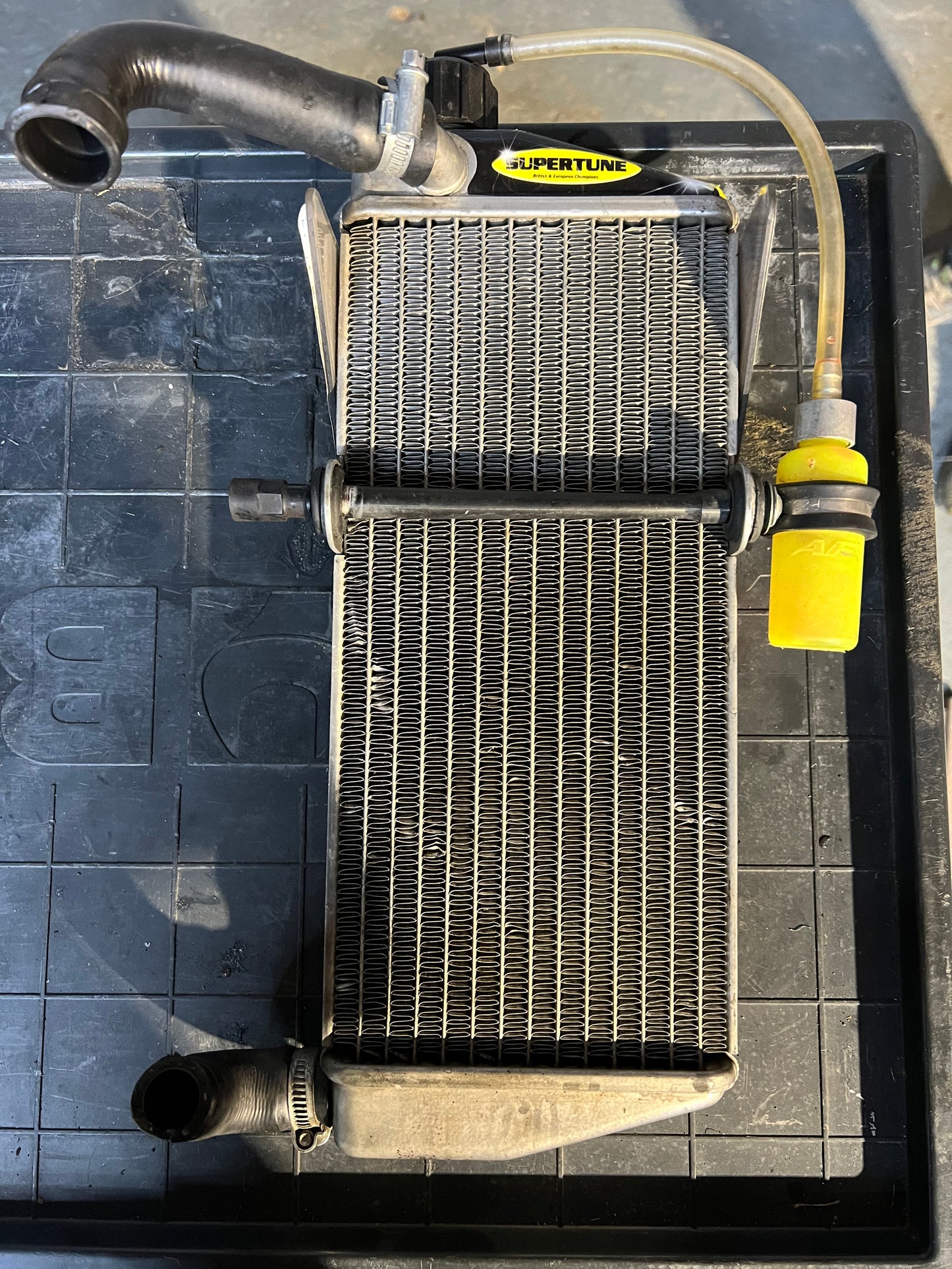 ROTAX RADIATOR WITH BAR AND FLAP