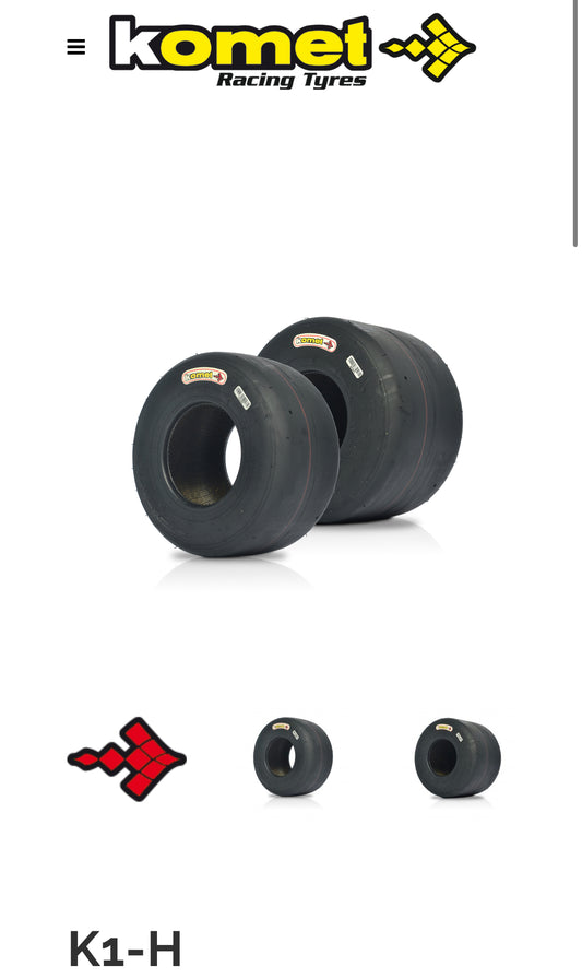 NEW KOMET K1H SLICK TYRES