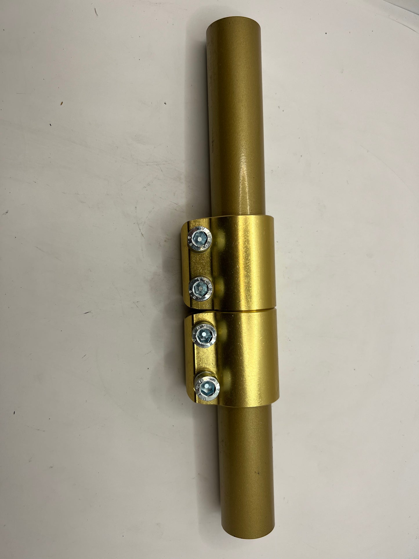 GOLD TORSION BAR WITH CLAMPS NEW